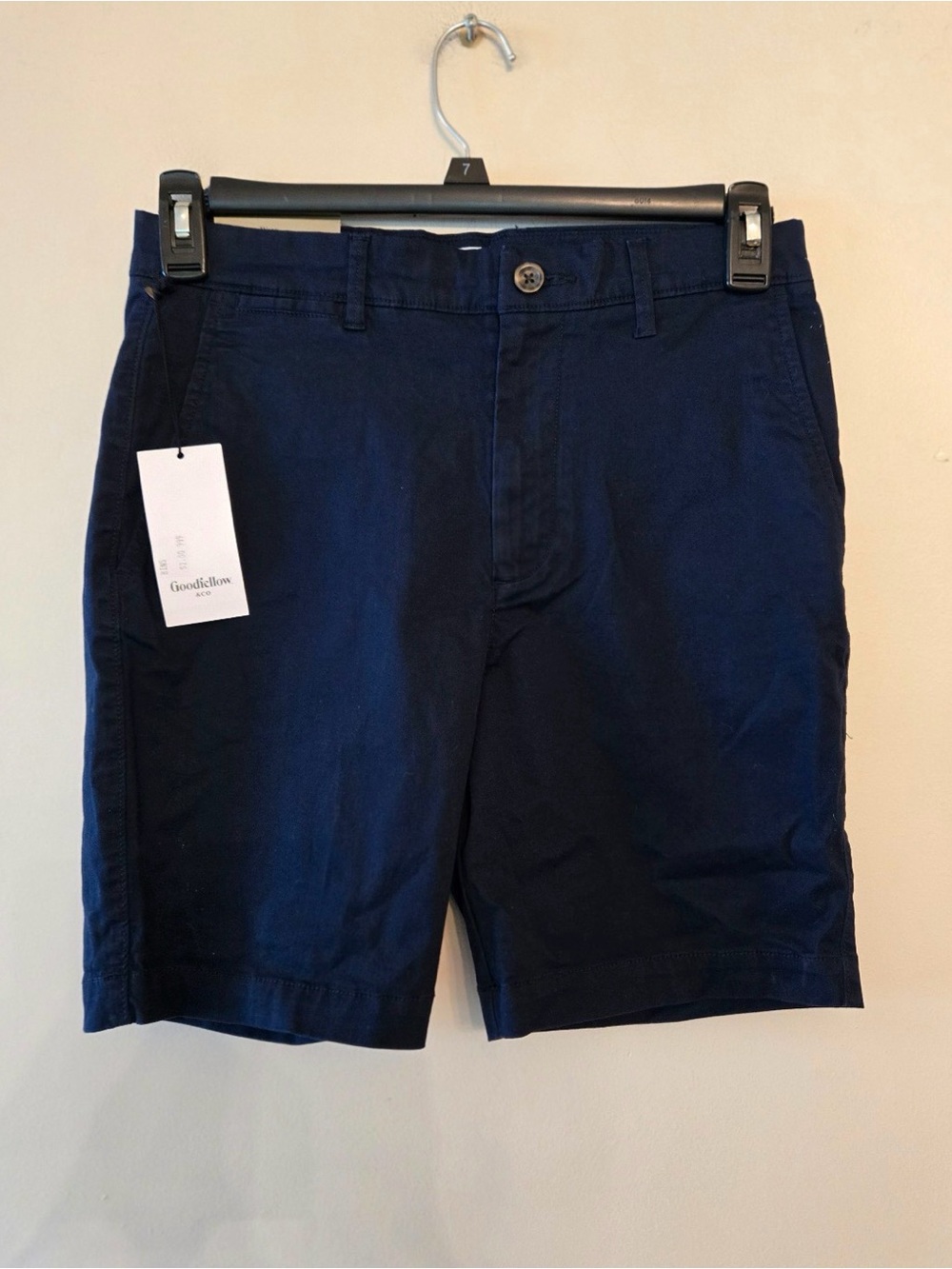 Goodfellow navy blue Khaki shorts size mens 28